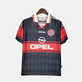 Camisa Bayern Retrô 1997/1999 Preta e Vermelha - Adidas