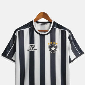 Camisa Botafogo l Retrô 99/00 Torcedor Masculina - Preta e Branca