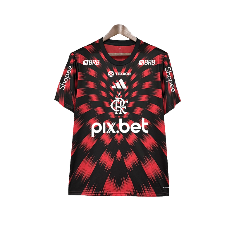 camisa-flamengo-25-26-pré-jogo-todos-os-patrocínios-versão-torcedor-1