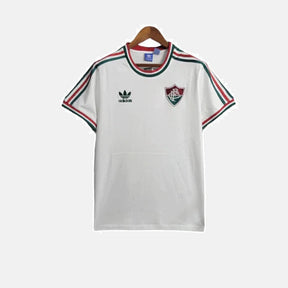 Camisa Fluminense Retrô 14/15 Torcedor Masculina - Branca com detalhes em vermelho e verde