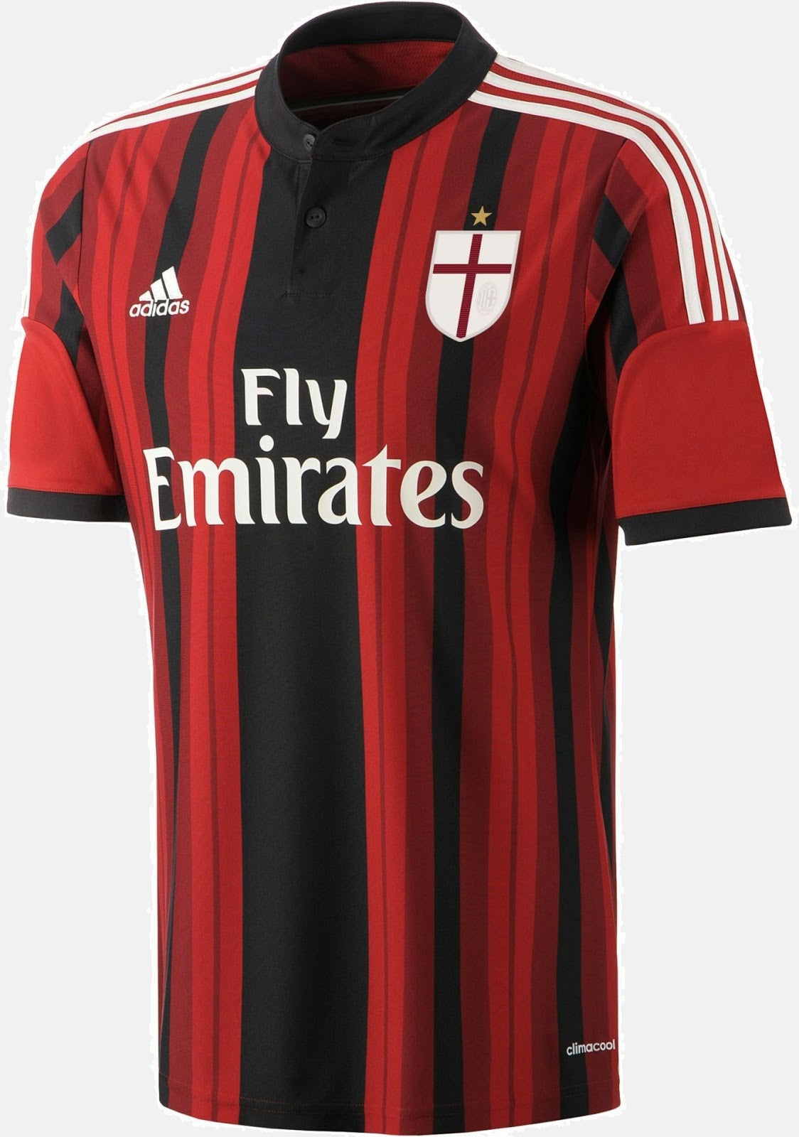 Camisa I Adidas Milan 2014/15 - Retrô
