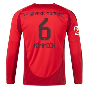 camisa-joshua-kimmich-bayern-de-munique-24-25-i-home-manga-longa-1