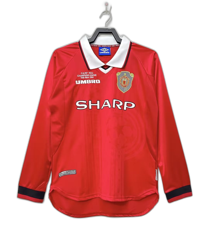 camisa-manchester-united-99-00-i-home-versão-retrô-manga-longa-1