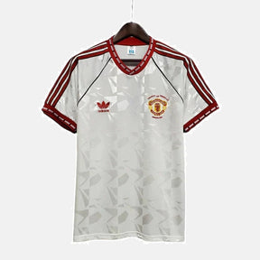 Camisa Manchester United Retrô 1991 Branca - Adidas