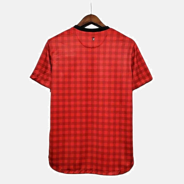 Camisa Manchester United Retrô 2012/2013 Vermelha Xadrez - Nike