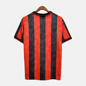 Camisa Milan Retrô 1993/1994 Vermelha e Preta - Lotto
