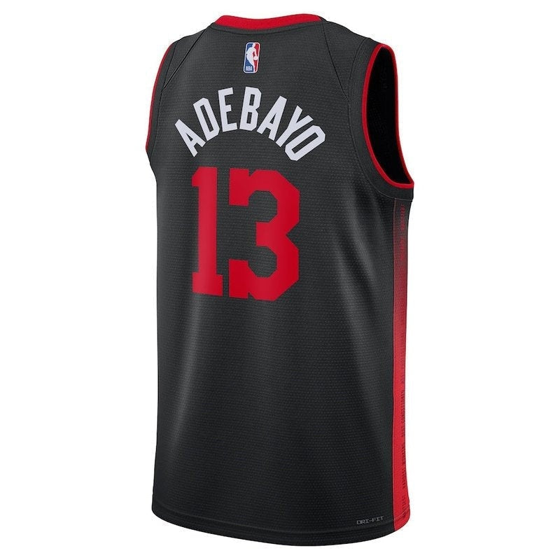 camisa-nba-bam-adebayo-miami-heat-23-24-preto-edição-cidade-3