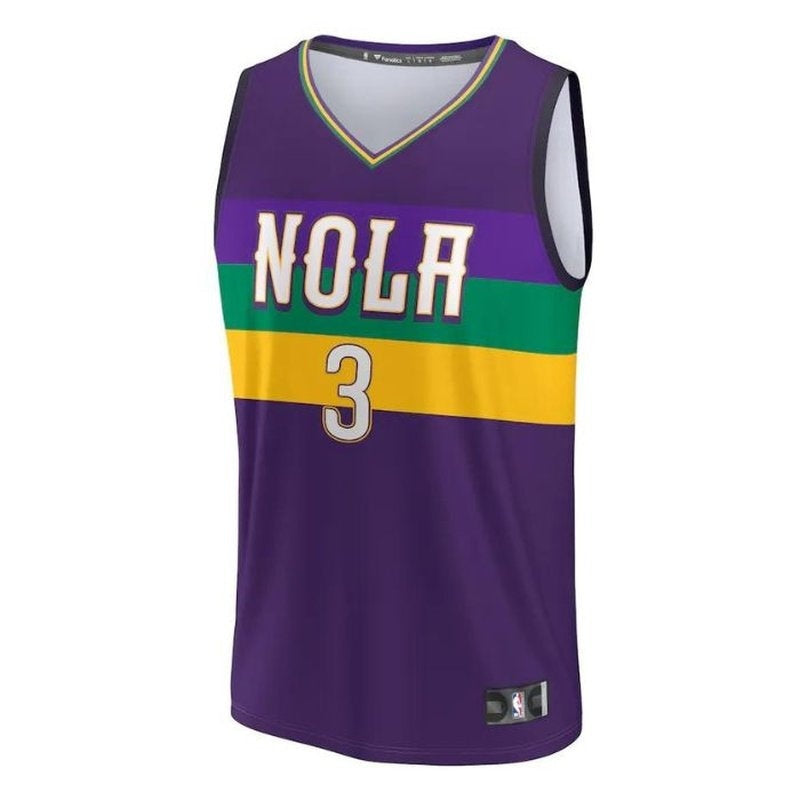 camisa-nba-cj-mccollum-new-orleans-pelicans-2023-fastbreak-edição-cidade-roxo-2