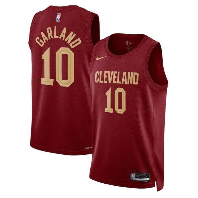 camisa-nba-darius-garland-10-cleveland-cavaliers-22-23-bordô-edição-ícone-1