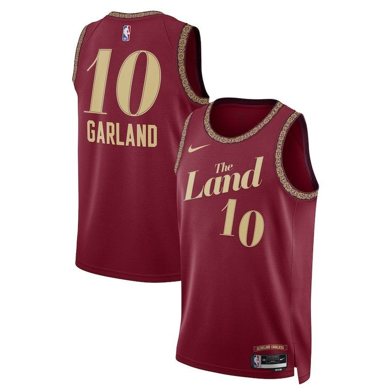 camisa-nba-darius-garland-cleveland-cavaliers-23-24-bordô-edição-cidade-1