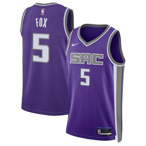 camisa-nba-deaaron-fox-sacramento-kings-2023-edição-ícone-roxo-1