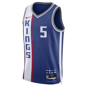 camisa-nba-deaaron-fox-sacramento-kings-23-24-azul-edição-cidade-2