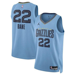 camisa-nba-desmond-bane-memphis-grizzlies-2023-edição-de-impacto-azul-claro-1