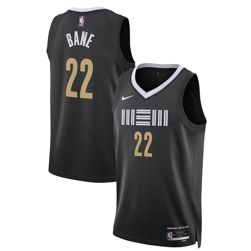 camisa-nba-desmond-bane-memphis-grizzlies-23-24-preto-edição-cidade-1