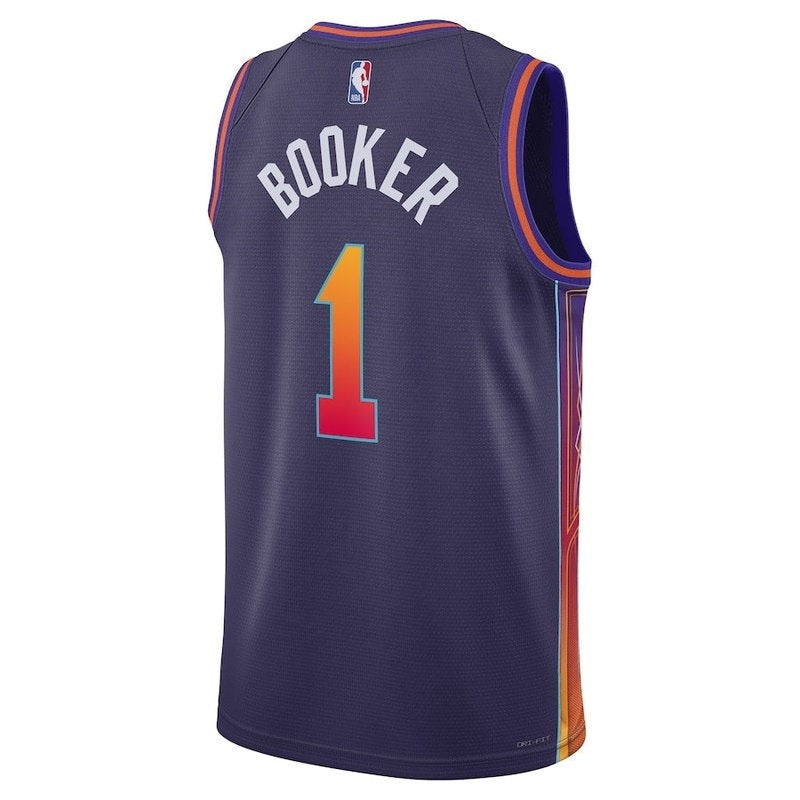camisa-nba-devin-booker-phoenix-suns-23-24-roxo-edição-cidade-3