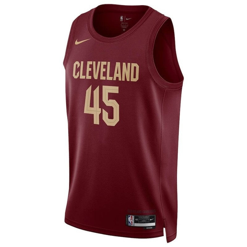 camisa-nba-donovan-mitchell-cleveland-cavaliers-22-23-bordô-2