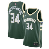 camisa-nba-giannis-antetokounmpo-milwaukee-bucks-2023-edição-ícone-hunter-green-1