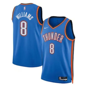 camisa-nba-jalen-williams-oklahoma-city-thunder-2023-edição-ícone-azul-1