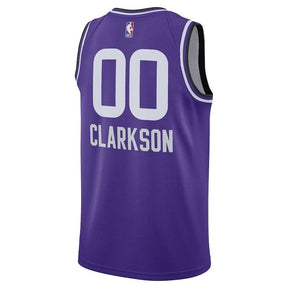 camisa-nba-jordan-clarkson-utah-jazz-23-24-roxo-edição-cidade-3