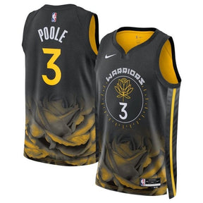 camisa-nba-jordan-poole-golden-state-warriors-2023-edição-cidade-preto-1