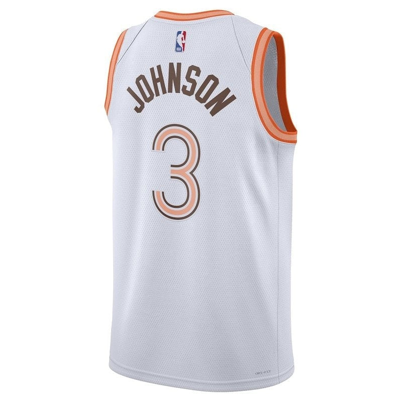 camisa-nba-keldon-johnson-san-antonio-spurs-23-24-branco-edição-cidade-3