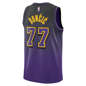 camisa-nba-luka-dončić-los-angeles-lakers-edição-cidade-2024-roxo-unisex-3