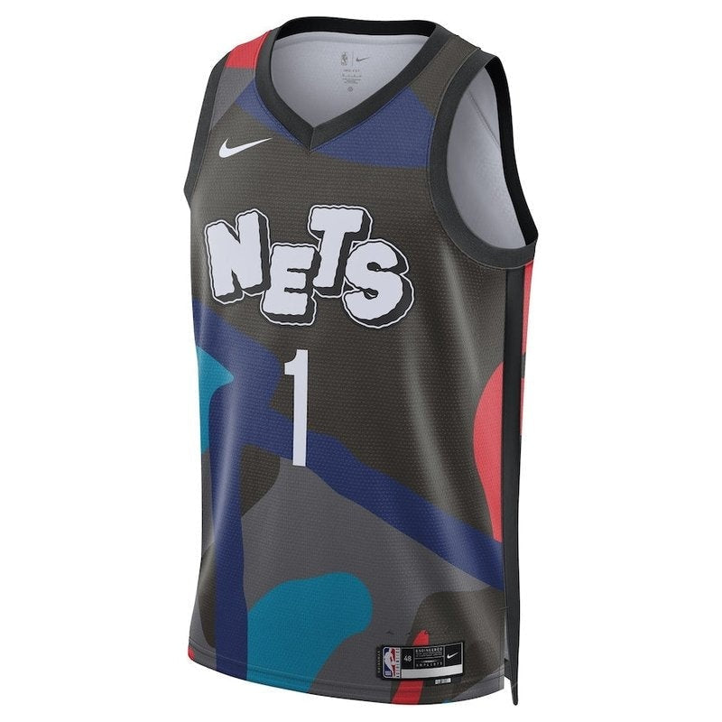 camisa-nba-mikal-bridges-brooklyn-nets-23-24-preto-edição-cidade-2