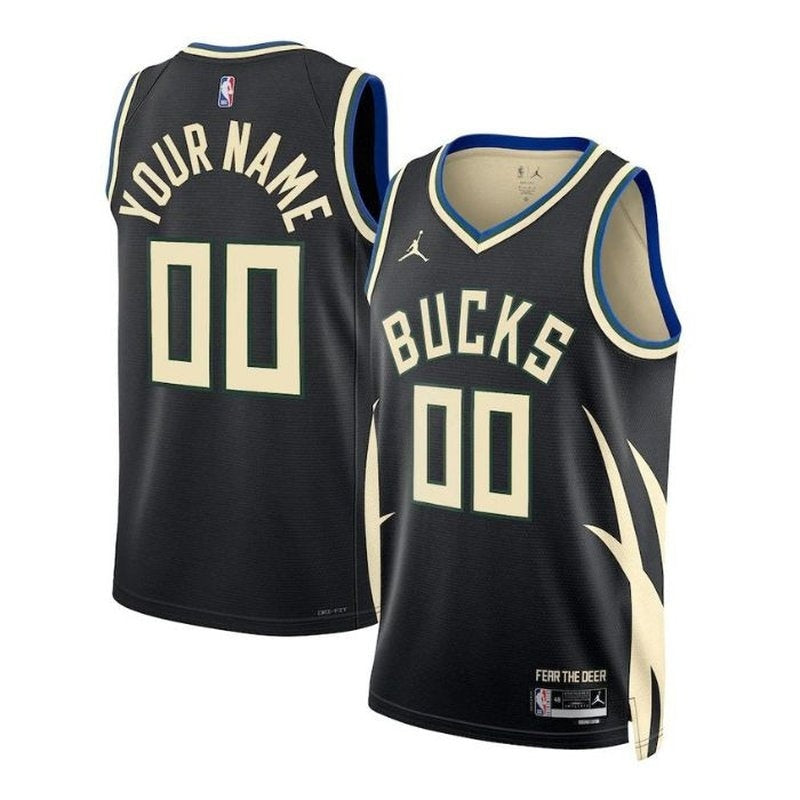 camisa-nba-milwaukee-bucks-2023-edição-de-impacto-preto-1
