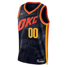camisa-nba-oklahoma-city-thunder-23-24-azul-marinho-edição-cidade-2