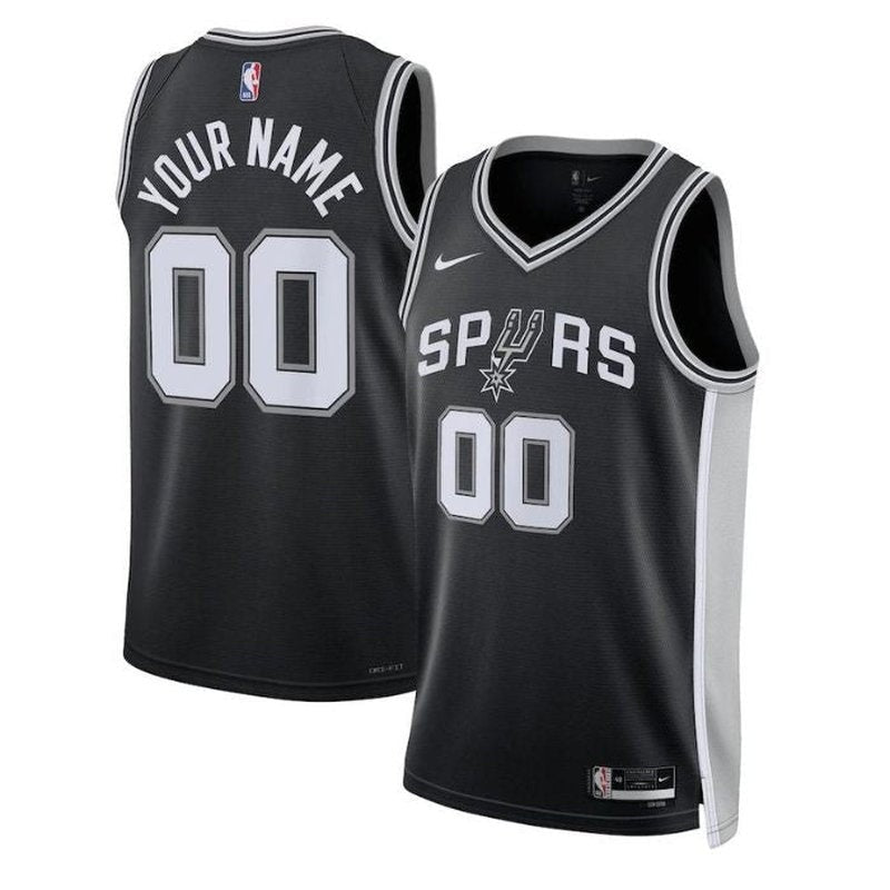 camisa-nba-san-antonio-spurs-2023-preto-edição-ícone-1