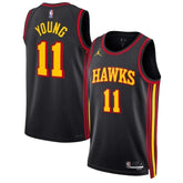 camisa-nba-trae-young-atlanta-hawks-2023-edição-de-impacto-preto-1
