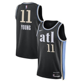 camisa-nba-trae-young-atlanta-hawks-23-24-preto-edição-cidade-1