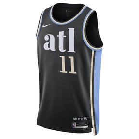 camisa-nba-trae-young-atlanta-hawks-23-24-preto-edição-cidade-2