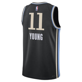 camisa-nba-trae-young-atlanta-hawks-23-24-preto-edição-cidade-3