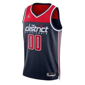 camisa-nba-washington-wizards-2023-edição-de-impacto-azul-marinho-2