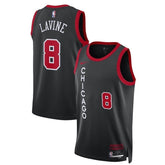 camisa-nba-zach-lavine-chicago-bulls-23-24-preto-edição-cidade-1