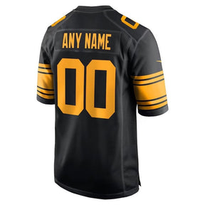camisa-nfl-pittsburgh-steelers-versão-alternativa-de-jogo-preto-3
