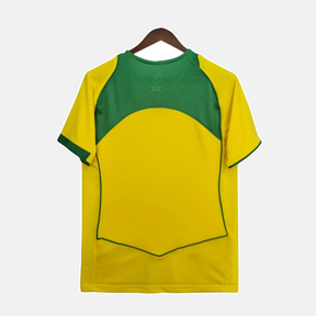 Camisa Retrô 2004 Seleção Brasileira I Nike Masculina - Amarela