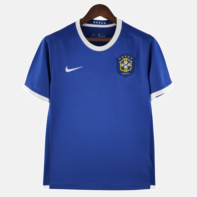 Camisa Retrô 2006 Seleção Brasileira II Nike Masculina - Azul