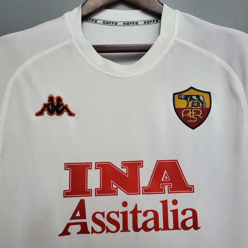 camisa-retrô-as-roma-2001-01-away-2