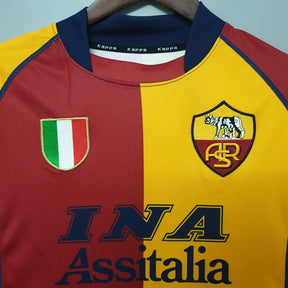 camisa-retrô-as-roma-2001-02-home-2