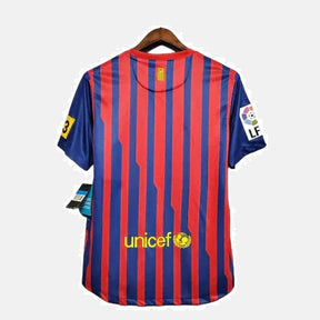 Camisa Retrô Barcelona NIke 2011/12 Masculino Azul e Grená