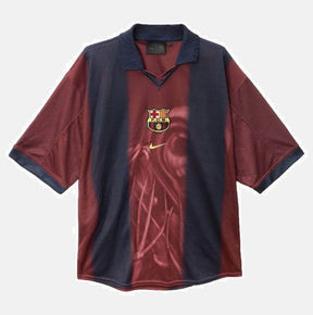 Camisa Retrô Barcelona X Travis Scott 2000/01 Masculino - Grená