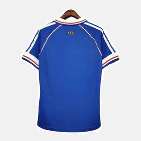 Camisa Retrô França I Home Adidas 1998/99 Masculino Azul