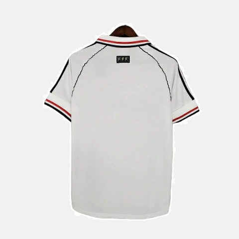 Camisa Retrô França II Away 1998/99 Masculino Branco