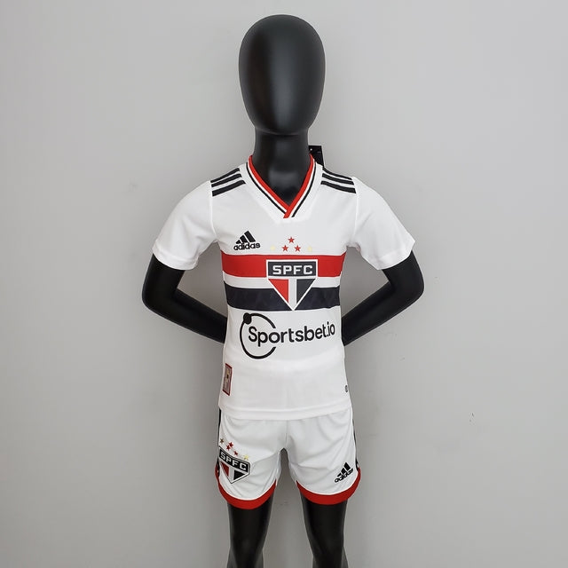 Kit Infantil São Paulo 22/23 Adidas - Branco