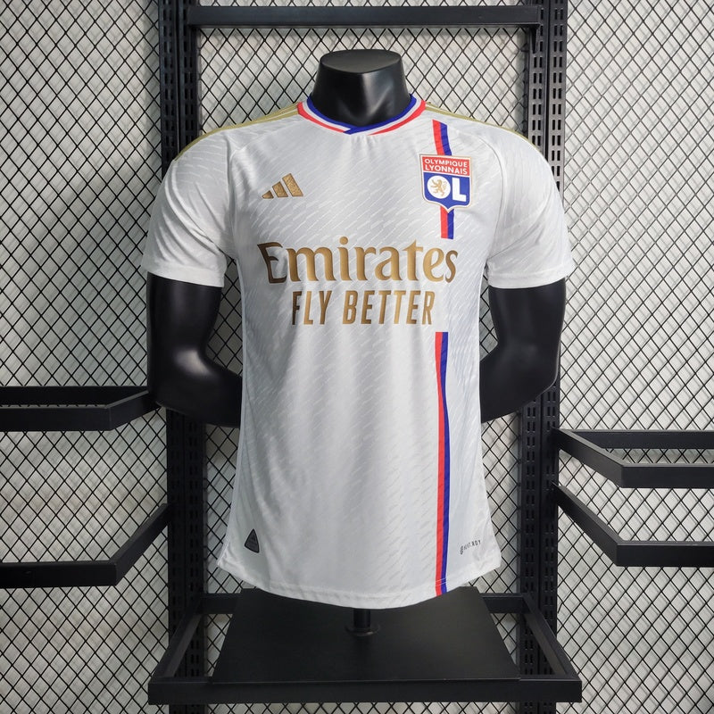 camisa-versão-player-do-lyon-22-23-branco-e-dourado-1