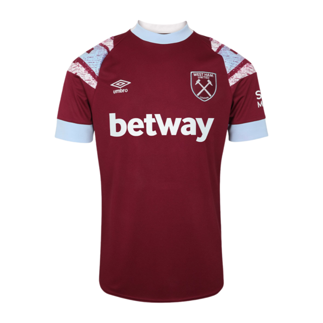 Camisa West Ham United I 22/23 Umbro - Bordo