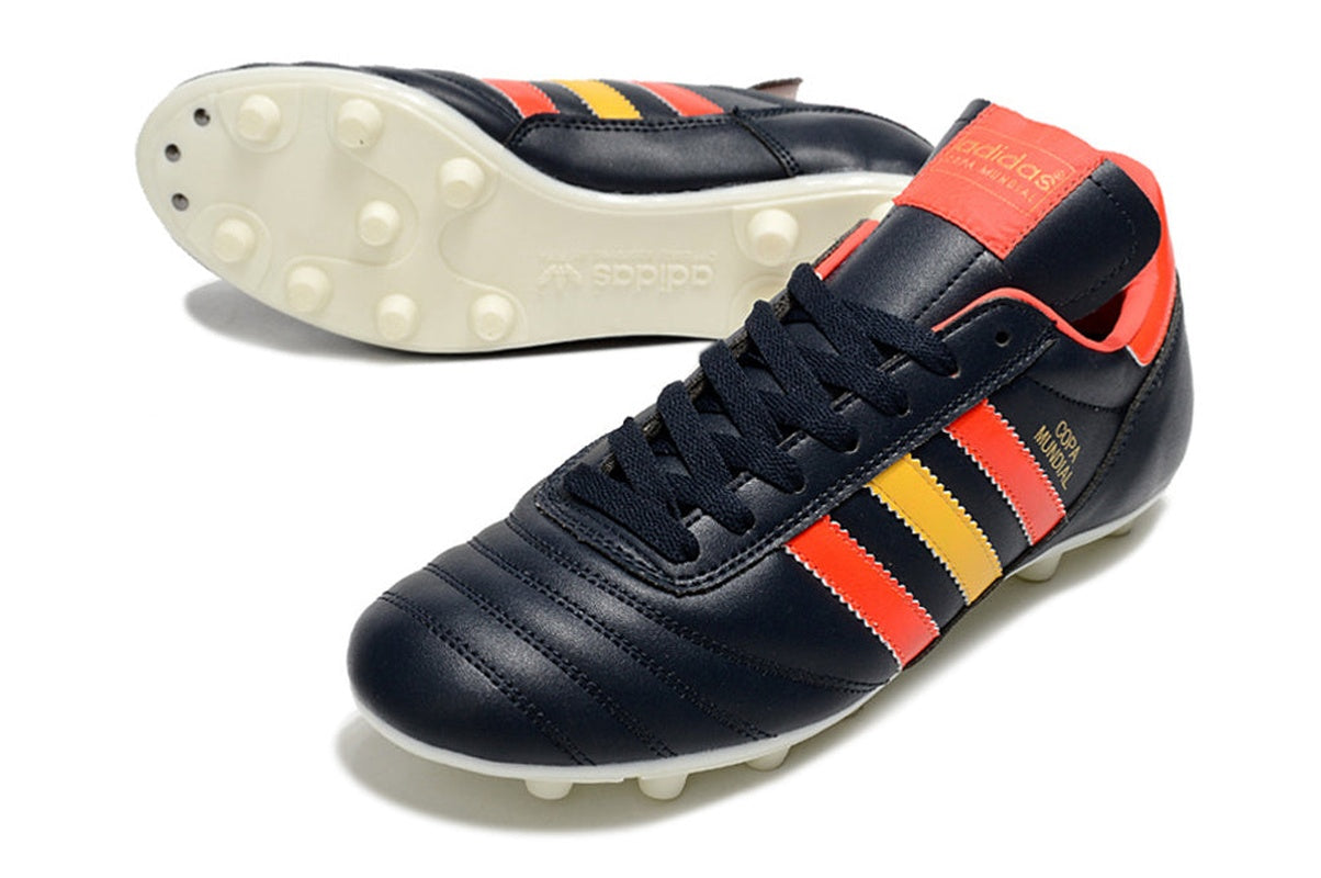 chuteira-campo-adidas-copa-mundial-fg-preta-vermelho-e-amarelo-spain-4