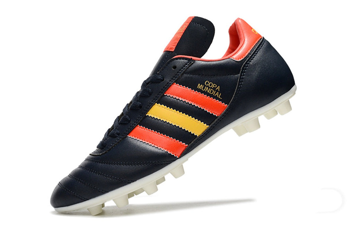 chuteira-campo-adidas-copa-mundial-fg-preta-vermelho-e-amarelo-spain-5